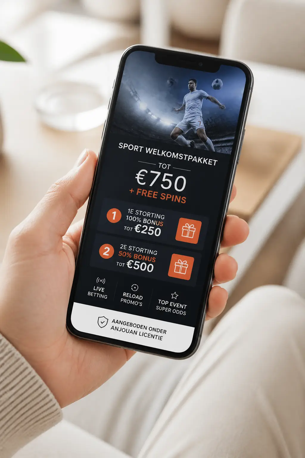 Tip-Top Bet: Sportsbook & Casino Welkomstbonus tot €750 visual guide for Tip-Top Casino